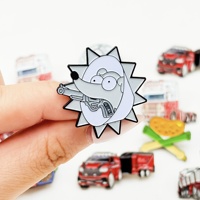 Fabricant de vente chaude Épingles à chapeau en émail Badges Bouton rond Conception d'épingles à chapeau en métal doré Personnalisé