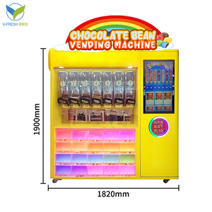 ตู้จำหน่ายเยลลี่บีน รุ่น Wx-c10 Vfresh หน้าจอสัมผัส ระบบอัตโนมัติเต็มรูปแบบ พร้อม SDK  วัสดุสแตนเลส - Product Image 6