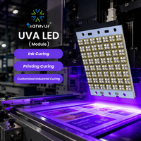 Système de polymérisation UV COB violet haute puissance UVA LED 365nm 385nm 395nm 405nm pour l'impression d'étiquettes d'encre