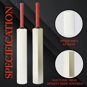 Venta al por mayor barato Logotipo de color personalizado de alta calidad HDPE plástico niños adultos al aire libre interior principiante promocional playa bate de críquet - Product Image 6