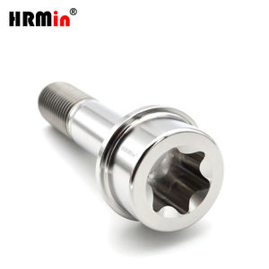 HRMin Factory 10,9 grado <span class=keywords><strong>antirrobo</strong></span> pernos de cubo de rueda de titanio asiento de cono <span class=keywords><strong>tornillo</strong></span> de sujeción M14X1.5X52mm para Ferrari nueva condición - Product Image 3