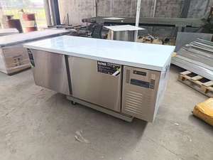 Réfrigérateur de cuisine multifonction en acier inoxydable avec plateforme de réfrigération intégrée - Product Image 5