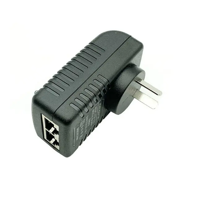 48V-0.5A Wall Plug POE Injector Ethernet Adapter IP Phone/Camera Power Supply