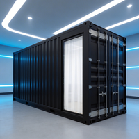 Maison modulaire pliable multi-usages, alimentée à l'énergie solaire, pour abri d'urgence et usage temporaire