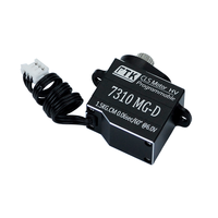 Servo Digital PTK 7310 MG-D HV con Carcasa Metálica CNC, Engranaje Metálico sin Núcleo CLS, 2.8kg, 0.031s, Programable, 4.8V-8.4V para Coche RC Crawler