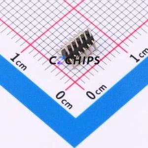 HX PZ1.0-2x6P TP Pin Header SMD,P=1mm Connector ( Pin Structure: 2x6P )( Pitch: 1mm )( Row Spacing: 1mm ) - Product Image 2
