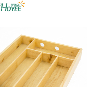 Hot Sale <strong>Matsuki</strong> Kitchen Cutlery Tray Utensil Drawer Organizer Storage with Dividers 5 Roomy Spaces - Product Image 3