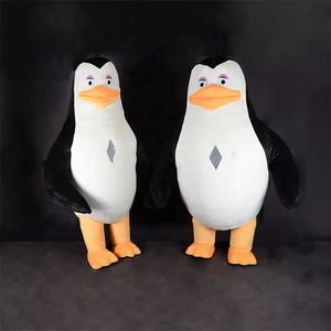 Efun Giant Professional Custom ized Plüsch Madagaskar Aufblasbare Pinguin Maskottchen Kostüm Anzüge Cosplay Fursuit <span class=keywords><strong>Party</strong></span> Kleid zum Verkauf - Product Image 4