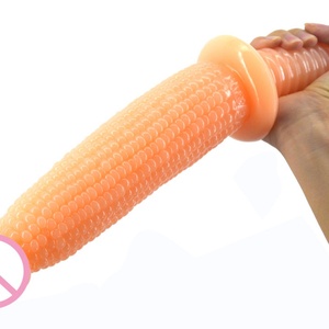 FAAK-70 13inch Corn Shaped <b>Dildo</b> Realistic Corn Sex Toy Soft but Stiff Sex love Anal Plug Plants Shaped <b>Dildo</b> for Women - Product Image 4