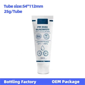 Mini grasa de tubo de 25g con <span class=keywords><strong>4</strong></span> cepillos, grasa de grado alimenticio de sellado impermeable para máquina de café, junta tórica - Product Image 3