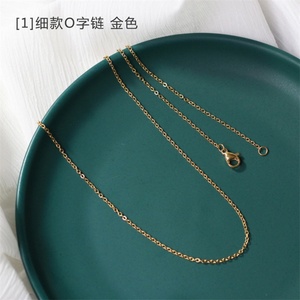 Dainty Stainless Steel Chain <b>Necklace</b> Fashion Gold Plated Choker <b>Necklace</b> - Product Image 4