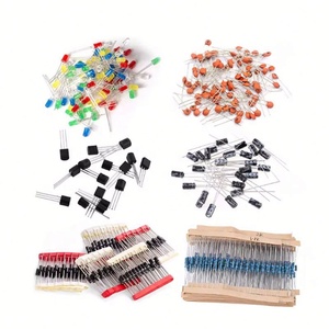 Kit de 6 tipos de componentes: Resistencias, condensadores de electrolisis, triodos, diodos, LED To-92, componentes electrónicos mixtos para reparación y experimentación DIY - Product Image 3