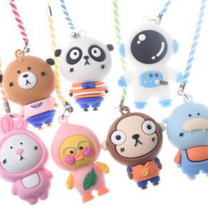 Tee-shirt de golf en plastique de 83mm avec motif de dessin animé 3D et corde anti-perte Logo personnalisé porte-balle en boîte cadeau - Product Image 2