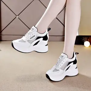 High Quality Sneakers for Ladies 2023 Sneakers Women Height Increasing 8cm Breathable Summer Sneakers for Women