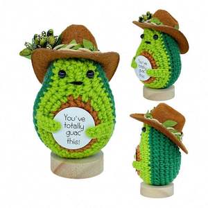 Nuevo llavero con abalorio de tiburón de ganchillo juguete hecho a mano Amigurumi lindo Mini tejido de punto océano Animal muñeca bolsa colgante - Product Image 1