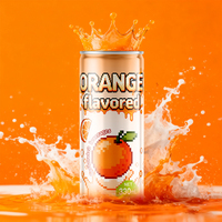 Nuevo diseño estilo mosaico manzana naranja Lima jugo afrutado bebida personalizada etiqueta privada 330ml refresco carbonatado refresco