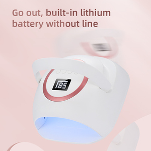 Lampe à ongles UV LED rechargeable sans fil 72W, sécheuse à gel portable de bureau pour manucure et pédicure - Product Image 3