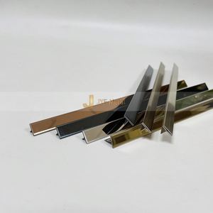 Perfil Decorativo de Pared en Forma de T de Acero Inoxidable LL123, Moldura Decorativa para Muebles y Azulejos, para Uso en Apartamentos - Product Image 4