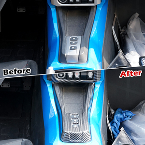 Yongjin sợi carbon điều khiển trung tâm Gear Shift Bảng điều khiển Bìa TRIM cho <span class=keywords><strong>Polaris</strong></span> Súng cao su 2020-2023 - Product Image 6