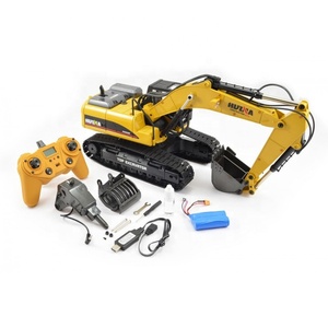 Excavatrice RC <span class=keywords><strong>Huina</strong></span> 1580 entièrement métallique 23 canaux - Camion RTR 1:14 - Grande excavatrice <span class=keywords><strong>580</strong></span> - Product Image 1