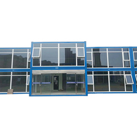 Duplex de structure en acier portable de 20 pieds 30 pieds 40 pieds 2 3 4 chambres à coucher Maisons préfabriquées de luxe en conteneur Maisons à vendre
