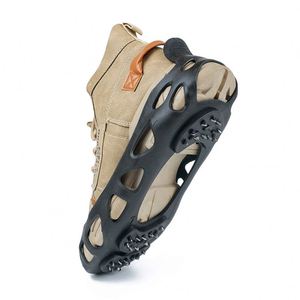 Silicone Ice Cleats 30 Teeth Anti-Slip Snow Grips for Shoes, Winter Ice Traction Crampons Overshoes for Walking and Hiking - Product Image 4