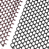Rideau en maille métallique moderne Yuchen pour hall d'immeuble de bureaux, rideau décoratif en fil métallique en acier inoxydable résistant à la corrosion