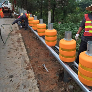 Barrière de sécurité rotative en polyuréthane EVA personnalisée par le fabricant, nouvelle barrière de sécurité à rouleaux pour entrée de tunnel autoroutier - Product Image 1
