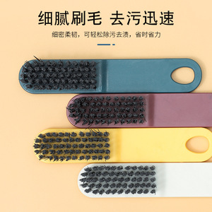 <b>Shoe</b> Brush <b>Soft</b> Nylon Bristle Cleaning Tool For White Sneakers And Leather <b>Shoes</b> Durable Gentle On Fabric And Leather - Product Image 4