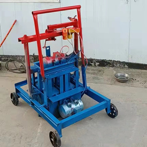 Máquina Hidráulica para Moldear Ladrillos, Máquina Móvil para Fabricar Bloques de Enclavamiento, 380V, Operación Manual, Alta Productividad - Product Image 1