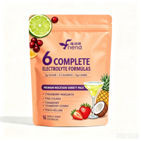 Poudre d'électrolytes OEM/ODM, complément de santé multifonctionnel, marque privée, complément à base de plantes avec fruits naturels, Keto et Vitamine C