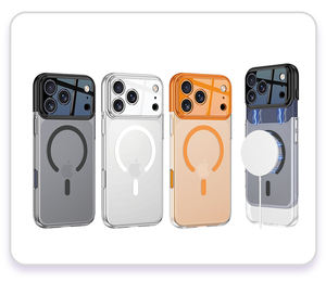 Funda magnética ultrafina translúcida Ckk para iPhone 17 Pro Max, a prueba de golpes y antiamarilleo, con protección de cámara y carga inalámbrica - Product Image 6