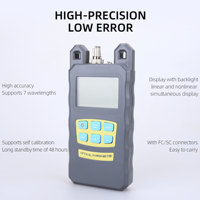 Mini-mètre de puissance optique portable FTTH OPM 800-1700nm SC/FC/ST UPC/APC 850/980/1310/1490/1550/1625nm