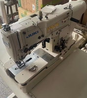 Machine à coudre à boutonnières droites JUKI 781 d'occasion, haute vitesse, fabriquée au Japon, pour la couture de boutonnières