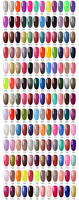 Ensemble de vernis à ongles en gel LED et UV 630 couleurs 15 ml, fournisseur de vernis à ongles en gel UV OEM 15 ml/1 kg