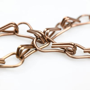 Lưới trang trí thanh lịch với rèm lưới kim loại, lưới dệt, khung cửa sổ nhôm, móc đôi, trang trí tường nhà khách sạn - Product Image 2