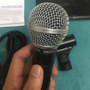 Microphone dynamique filaire SM58S, cardioïde, professionnel, scène, performance, karaoké, <span class=keywords><strong>enregistrement</strong></span>, streaming en direct, <span class=keywords><strong>instrument</strong></span> de <span class=keywords><strong>musique</strong></span> - Product Image 4