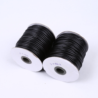 Vente en gros, corde tressée, 3.5mm, bricolage, Polyester, lin, cire pour macramé, bijoux, corde décorative