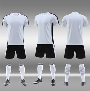 قميص كرة قدم جديد للرجال البالغين للتدريب الجماعي، مصنوع من البوليستر 100٪، ياقة عالية، ملابس رياضية لكرة القدم - Product Image 6