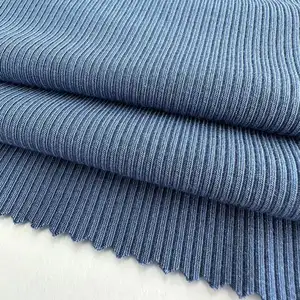 New Arrival Knitted 95%modal 5%spandex Vest Fabric Solid Modal RIB Fabric For Women Cuff And Pajamas