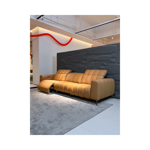 3 koltuk oturma odası mobilya Villa güç <span class=keywords><strong>Recliner</strong></span> kesit kanepe elektrikli kafalık elektrikli uzanmış kombinasyonu fonksiyonel kanepe - Product Image 2
