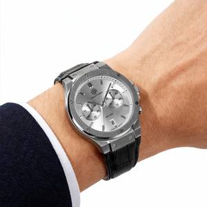 12月卸売スポーツクォーツ腕時計サファイアクリスタル5気圧防水メンズクォーツ腕時計クロノグラフ/日付/曜日付き - Product Image 5