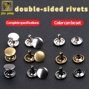 13mm Metal <strong>Stud</strong> Collision Nail <strong>Double</strong>-side Rivets Spike Press <strong>Button</strong> Fasteners Decorative Repair Accessories - Product Image 3