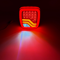 Feu arrière LED étanche 10-30V pour remorque et camion, avec fonctions d'arrêt, de signalisation, de freinage, de direction et de marche arrière, et feu antibrouillard