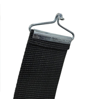 ZHIHE Sangle élastique personnalisée 2026 en caoutchouc PP noir durable de Malaisie, 5 cm, avec crochet pour canapé, chaise, banc, accessoires de mobilier