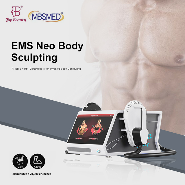Professional 7T EMS Neo Body Sculpting Machine RF Muscle Stimulator Body Contouring Equipment for Beauty Salon MedSpa