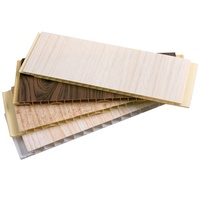 Tablero impermeable de paneles de techo de PVC para interiores de moda moderna para decoración del hogar con servicios de procesamiento de corte y moldeo