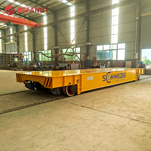 Transportador de fábrica de cobre plano 75t, turbina industrial, carrito de transferencia de riel eléctrico - Product Image 5