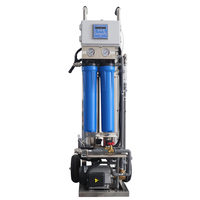 Système RO mobile tout-en-un à haut débit 500 L/H avec pompe et contrôle intelligent TDS < 5 PPM, machine à eau pure pour équipes commerciales