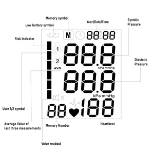 Tensimeter Digital Otomatis HUAAN, Alat Pengukur Tekanan Darah Elektronik - Product Image 5